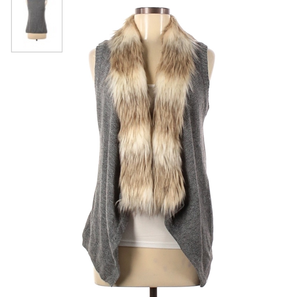 Skies are Blue Faux Fur Vest